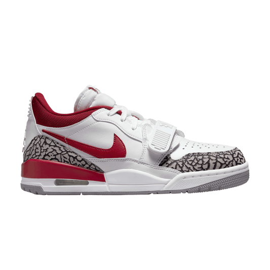 Jordan Legacy 312 Low White Cement Gym Red (FQ7827-106) Women