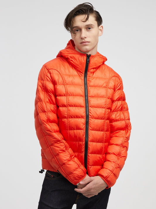 Diesel Quilted Winter Jacket Red (A061450BHAZ37A-3948076) Men