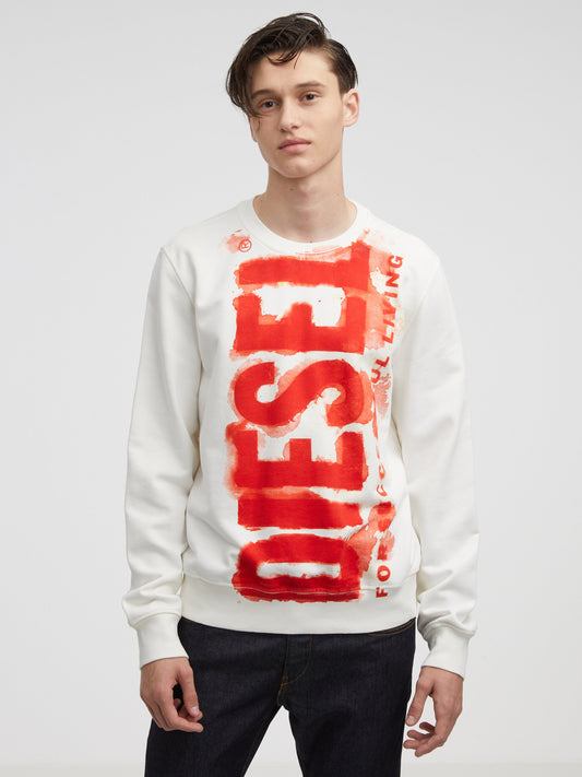 Diesel Hoodie White (A067870AJIH141-3948088) Men