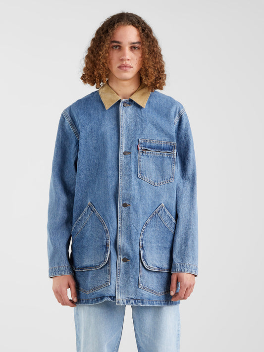 Levi's Brisbane Chore Extended Denim Jacket Blue (A0758-0000-3138072) Men