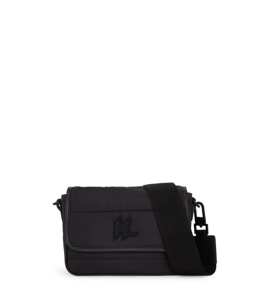 Karl Lagerfeld K/Monogram Padded Sm Messenger Black (A3M30278999) Men