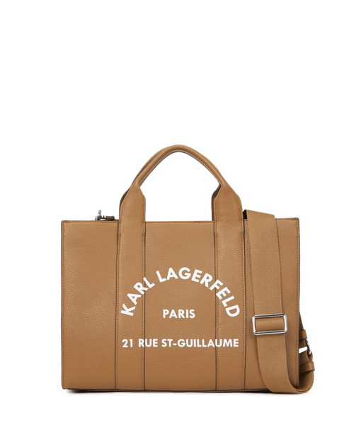 Karl Lagerfeld K/Rsg Pebble Square Med Tote Caramel (A4W302641XV) Women