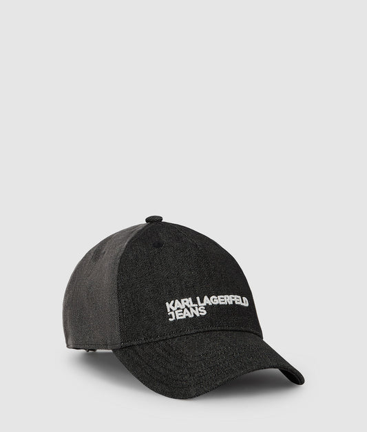 Karl Lagerfeld Jeans Klj Two Tones Blck Dnm Cap Black-Denim-Grey-Denim (B1M330542IN) Men