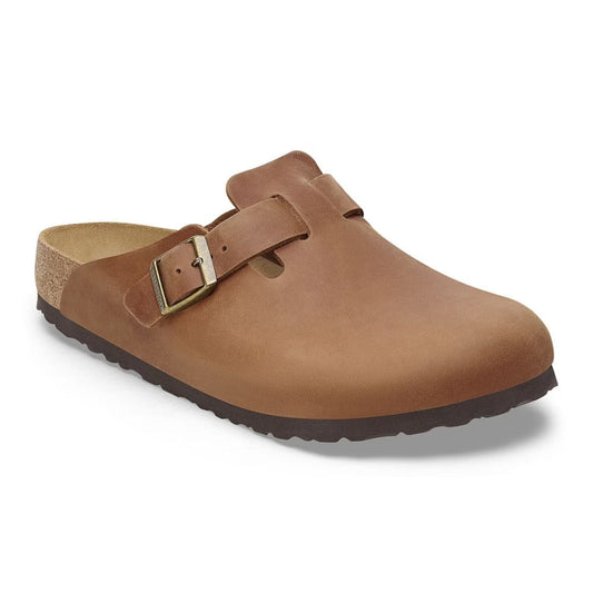 Birkenstock Boston Natural Leather Oiled Cognac (1028179) Unisex