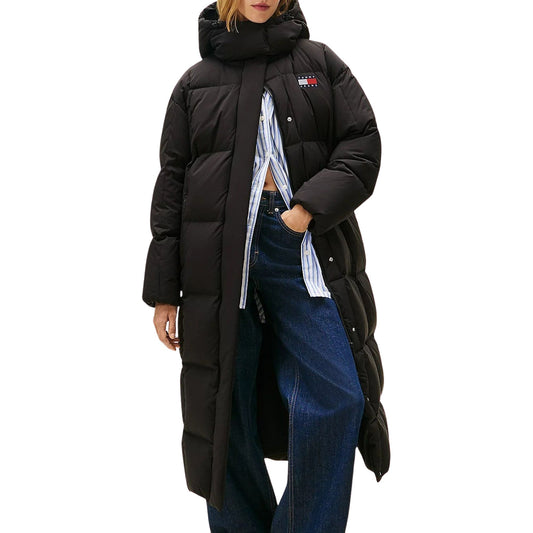 Tommy Hilfiger Longline Alaska Puffer Winter Jacket Black (DW0DW21977-BDS) Women
