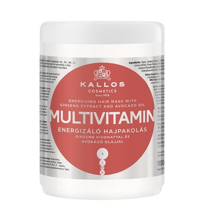 Kallos Multivitamin Energising Hair Mask With Ginseng Extract - 1000ml