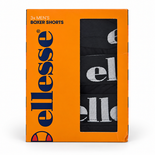 Ellesse Elia 3 Pack Boxers Black (SJ00457) Men