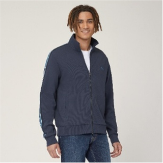 Harmont & Blaine Full-Zip With Sleeve Tape Navy Blue (FRM172021756801) Men
