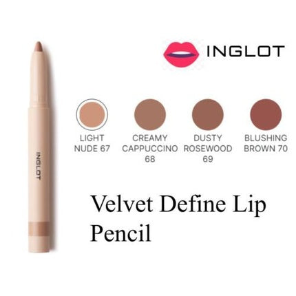 Inglot Velvet Define Lip Pencil 67 Light Nude 1.6g