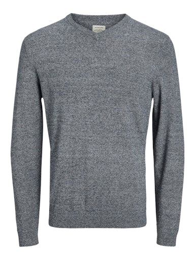 Jack & Jones Essentials JJEBASIC KNIT V-NECK NOOS Navy Blazer (12137194-NavyBlazer) Men