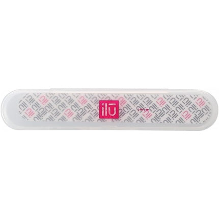 Ilu Medium Pocket Nail File with Case Straight High Quality 240/240 Grit