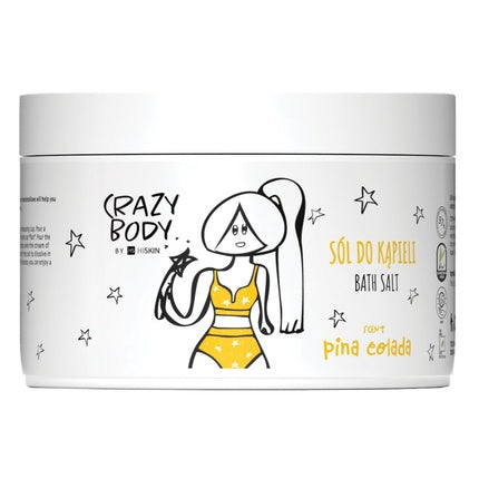 Hiskin Crazy Body Bath Salt Pina Colada 300g