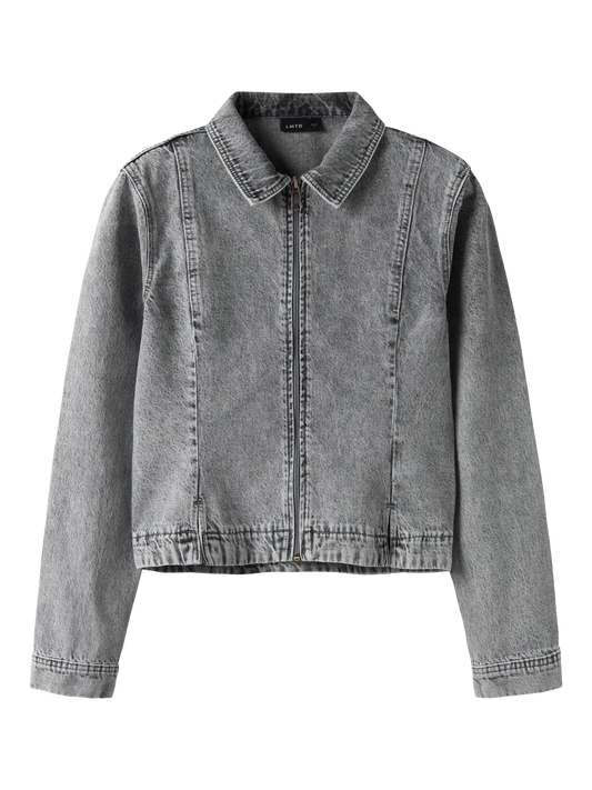 Birm Denim Fitted Jacket Light Grey Denim (13252051) Kids