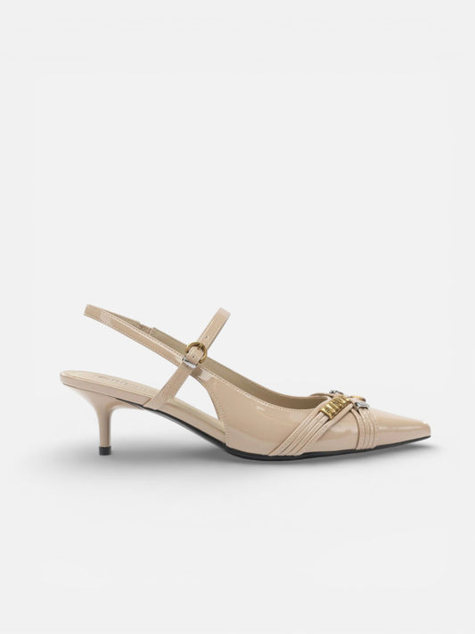 GLORIA 18 - SLING BACK PATENT BLUSH Women