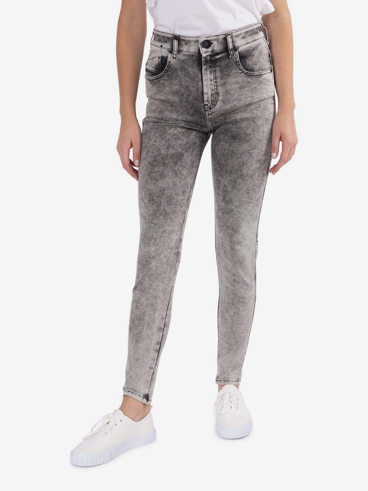 Diesel Slandy Grey Cropped Skinny Fit Jeans (SUNICE-3134664) Women