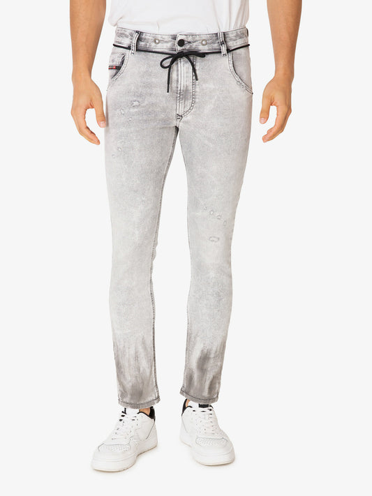 Diesel Krooley Cropped Jeans Grey (SUNICE-3136395) Men