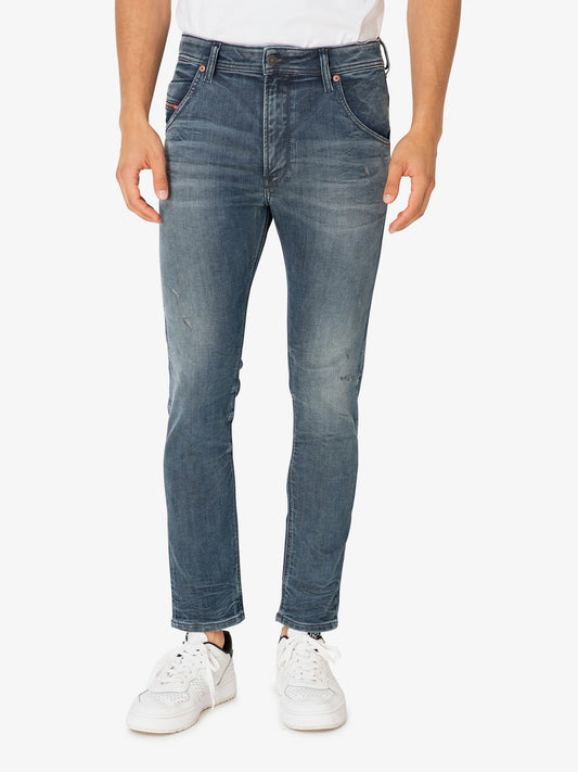 Diesel Krooley-T Cropped Jeans Blue (SUNICE-3136404) Men