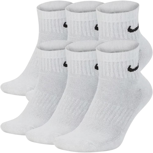 Nike Everyday Cushioned Socks White (6 pack) Men