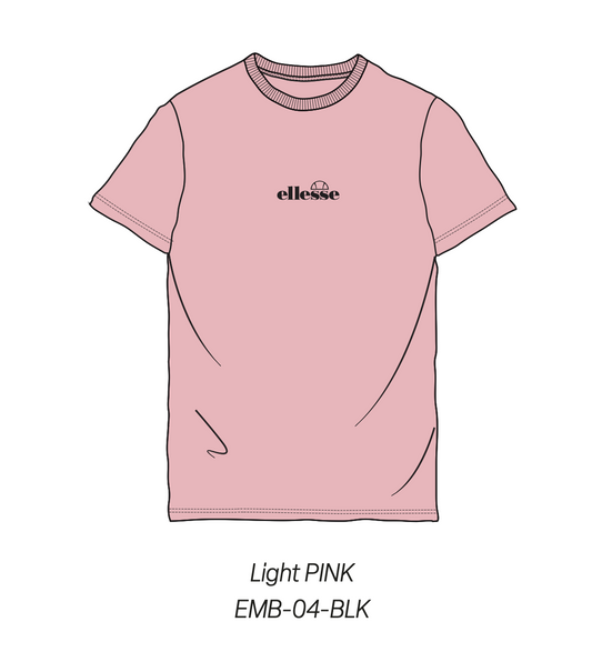 Embroidery Logo 4 T-shirt Light Pink (STK18968) Men