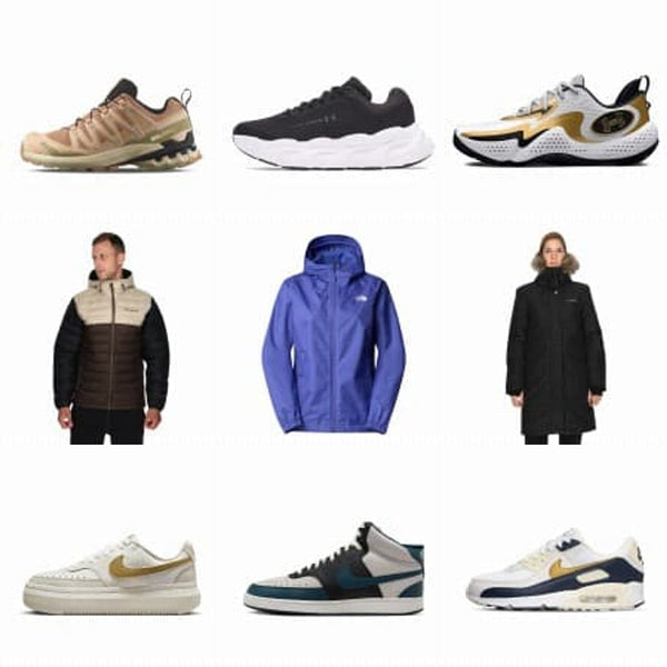 Sport Footwear& Apparel Nike, Puma, Columbia cover