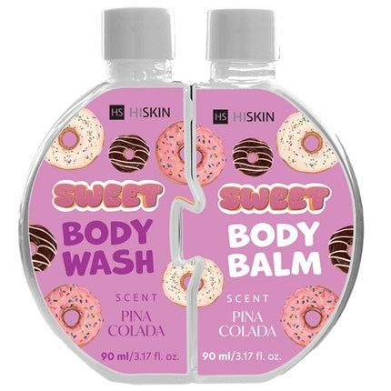 Hiskin Puzzle Body Pina Colada Shower Gel 90ml + Body Balm 90ml