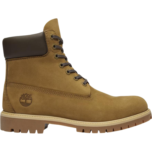 Timberland Premium 6-Inch Waterproof BOOTS NUBUCK OLIVE BROWN Men