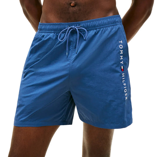 Tommy Hilfiger Medium Drawstring Zip Pocket Swimshort (UM0UM03748-DBZ) Men