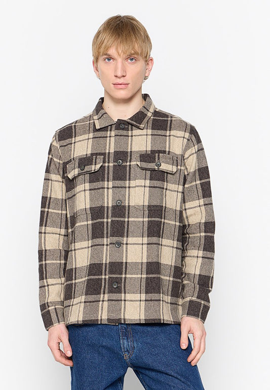 Lindbergh Checked overshirt L/S (ZZO2PU722-N00) Men