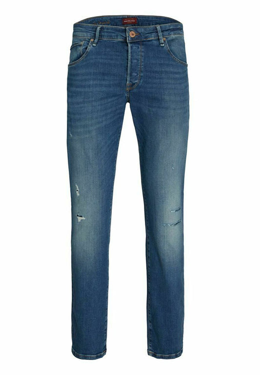 Jack & Jones Straight Fit Jeans Tim Davis JJ 656 Blue Denim (JA222G22I-K11) Men