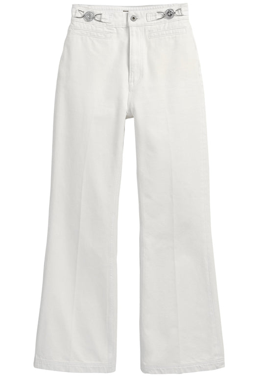 GANT ICON G HW FLARE ECRU JEANS Off-White (GA321N00G-A11) Women