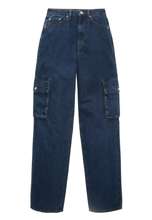 TOM TAILOR DENIM Jeanshosen Baggy Cargo Trousers Blue (TO721N0B0-K11) Women