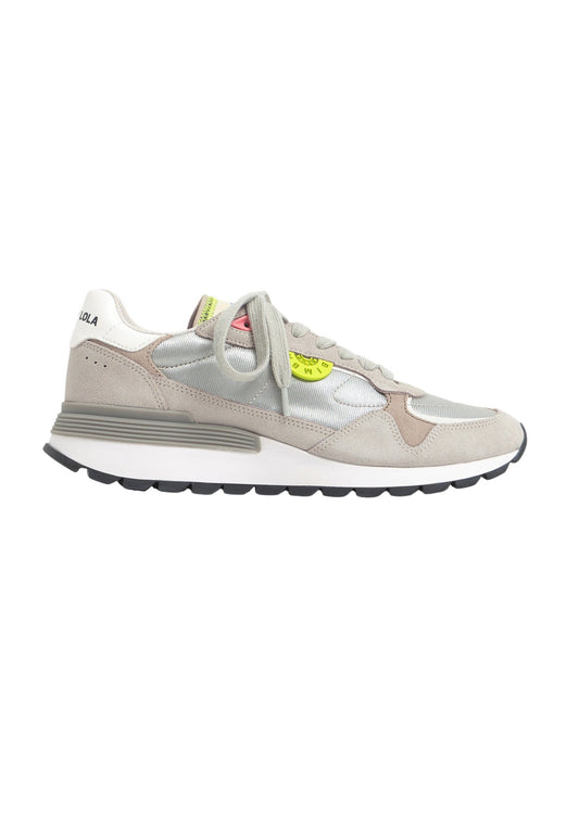 BIMBA Y LOLA Silver jogger Chimo sneaker Silver-Coloured (B0E11A04R-D11) Women