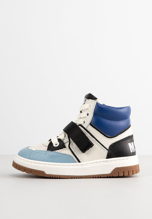 LEATHER HIGH TOP BASKET SNEAKERS LACE UP Kids Unisex