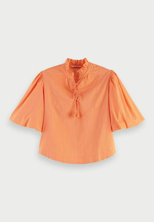 Scotch & Soda Lightweight organic cotton top Women