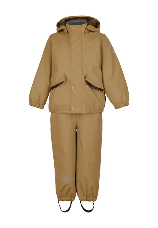 mikk-line PU Rain Set Rec Warm Animal Susp104 beige (ZZO27BG22-B00) Kids
