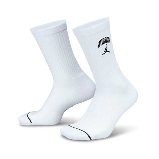 Jordan Socks Everyday Poly Crew (1 Pair) White (HJ2434-100) Unisex