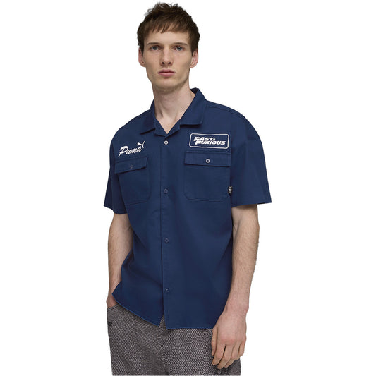 Puma Shirt Fast & Furious Mechanic Persian Blue (637906-01) Unisex