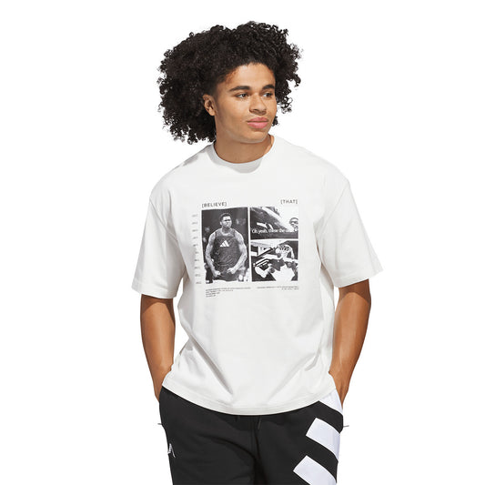 adidas Anthony Edwards Graphics 2 Cloud White (JM2679) Unisex