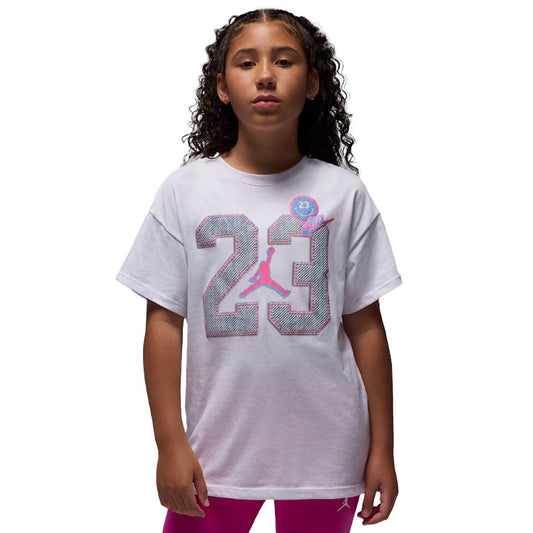 Jordan Blue Jeans & Bling White (45F216-001) Kids