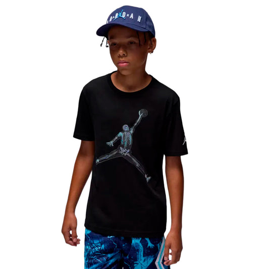 Jordan T-Shirt Skeleton Jumpman Black (95F060-023) Kids