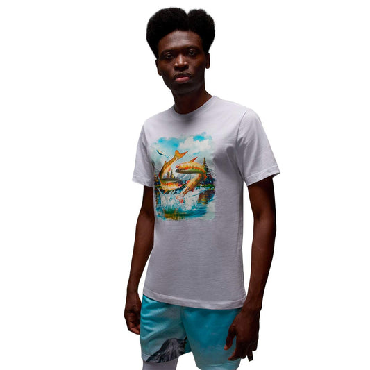 Jordan T-Shirt Luka Gone Fishing White (HJ2407-100) Unisex