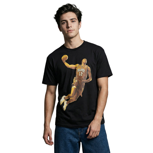 Mitchell & Ness T-Shirt NBA Dwight Howard Ultimate Gold Orlando Magic Black (TP17061-OMABLCK) Unisex