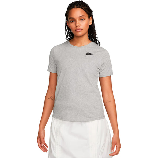 Nike T-Shirt Sportswear Club Grey Heather (DX7902-063) Women