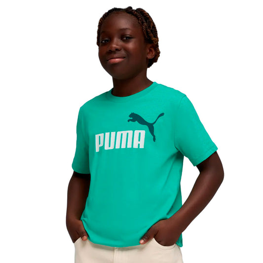 Puma T-Shirt Essentials Graphics Vibrant Green (685778-40) Kids