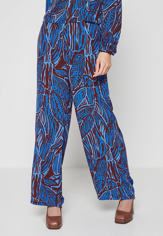 ONLY ONLASTA LIFE POLY PALAZZO PANT PTM Dirty Denim (ZZO1T1K38-K01) Women