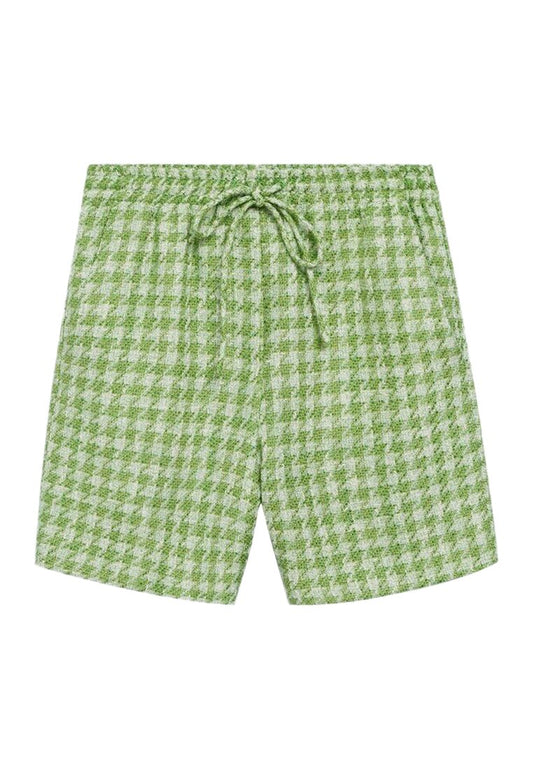 Tweed houndstooth shorts Women