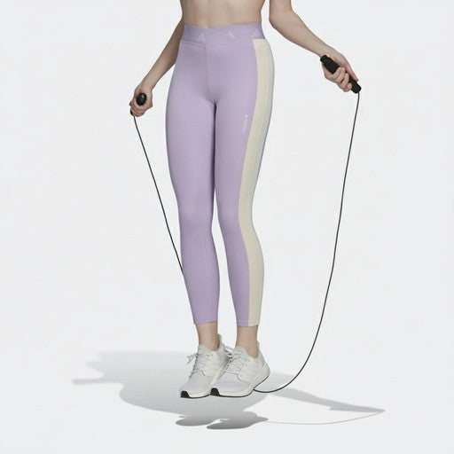 Adidas Side Stripe 7/8 Leggings Purple, Women