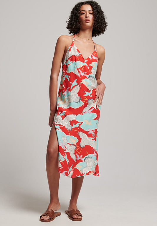 Superdry & Co SUPERDRY Midi Halter Slip Dress (SU221C0U4-G11) Women