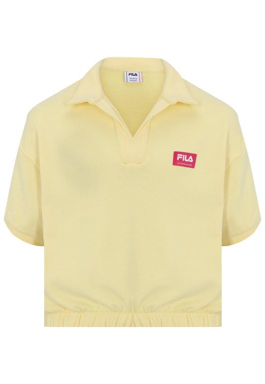 Fila Apparel TABEN-RODT toweliing knit polo yellow (1FI43D01C-E11) Kids