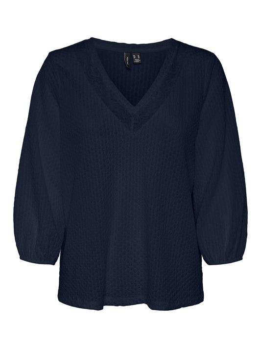 Vero Moda VMSONJA 3/4 V-NECK TOP JRS BTQ (9099835) Women
